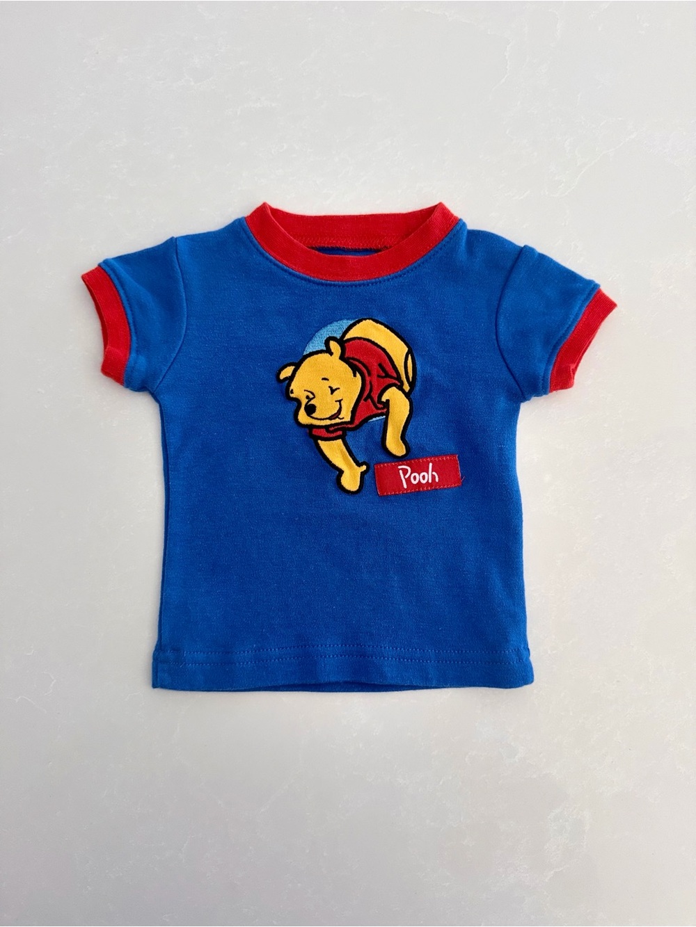 Vintage Disney Baby Winnie the Pooh Ringer T-Shirt • Size 3M